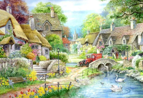 River Cottage - BIG 250 Piece Jigsaw Puzzle
