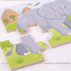 Safari (6 Piece Puzzles) - 3 Puzzles