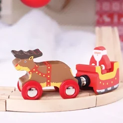 Santa Sleigh with Reindeer