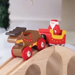 Santa Sleigh with Reindeer