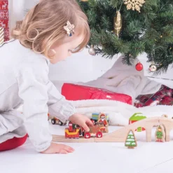 Santa Sleigh with Reindeer