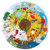 Seasonal Circular Floor Puzzle
