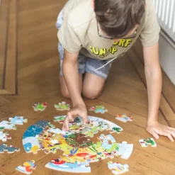 Seasonal Circular Floor Puzzle