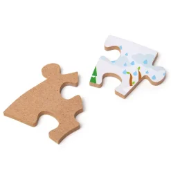 Seasonal Circular Floor Puzzle