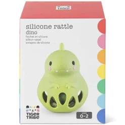Silicone Rattle - Dino