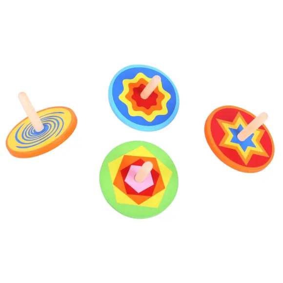 Snazzy Spinning Tops (Pack of 4)