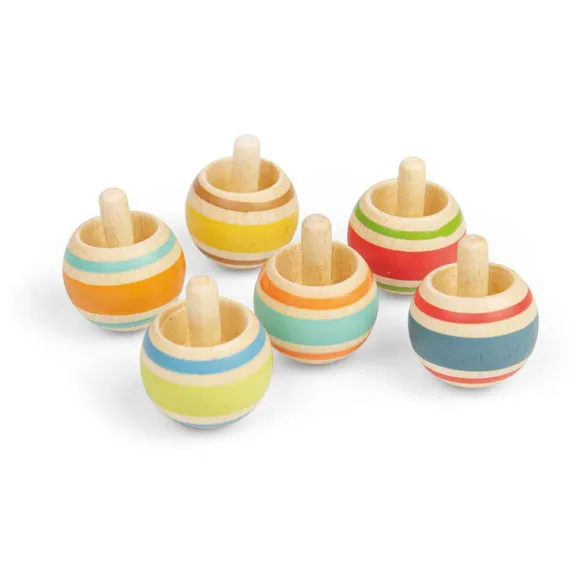 Spinning Tops (6 Pack)