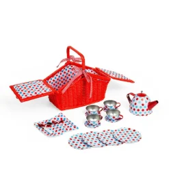 Spotted Basket Tea Set