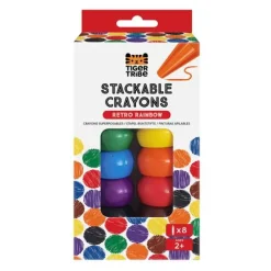 Stackable Crayons - Retro Rainbow