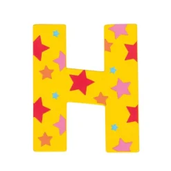 Star Letter H (One Supplied)