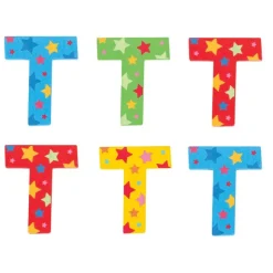 Star Letter T (One Supplied)