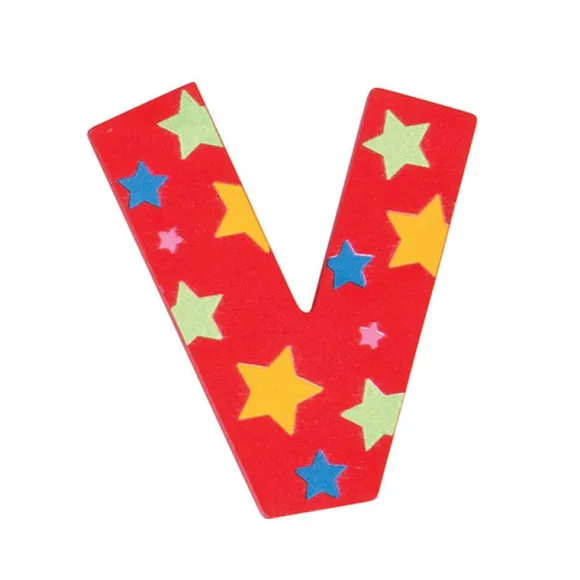 Star Letter V (One Supplied)