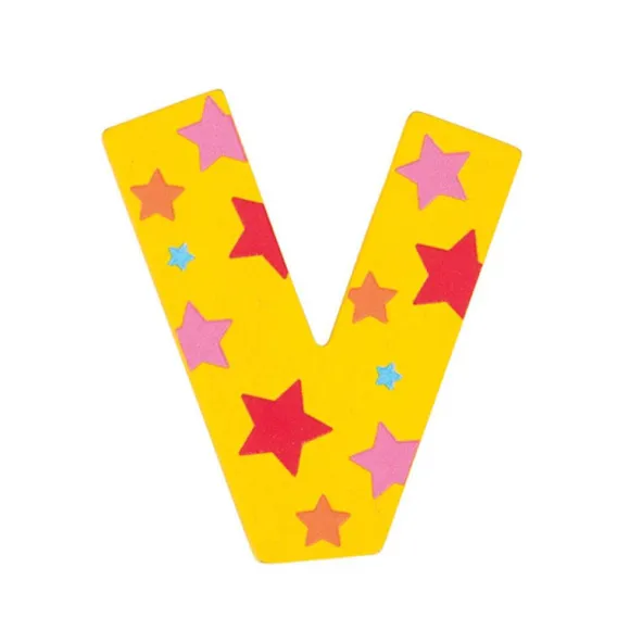 Star Letter V (One Supplied)