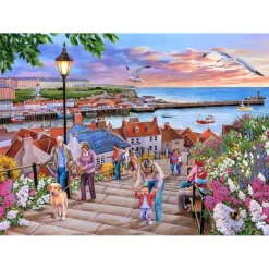 199 Steps Whitby - 1000 Piece Jigsaw Puzzle