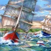 Tall Ships - 1000 Piece Jigsaw Puzzle