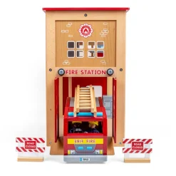 Tidlo Fire Station Toy Bundle