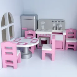 Tidlo Wooden Dolls House Bundle