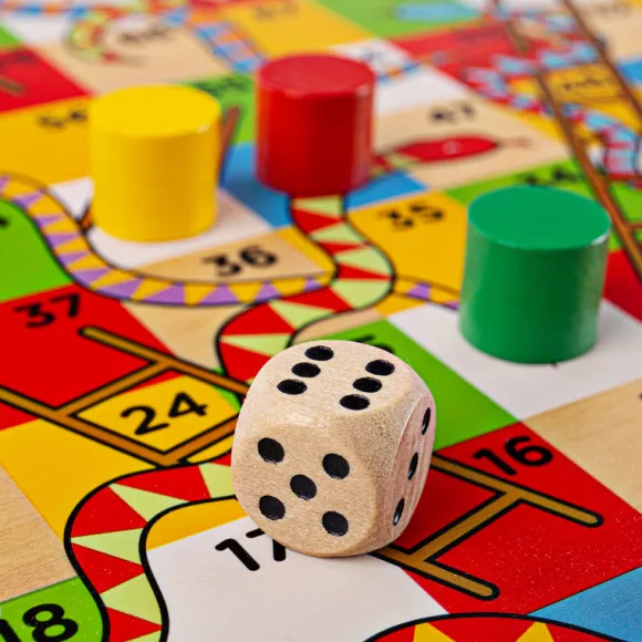 Traditional Snakes and Ladders - DAMAGED BOX