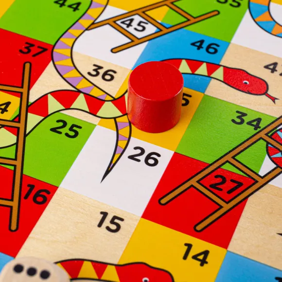 Traditional Snakes and Ladders - DAMAGED BOX