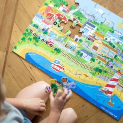 Transport Town Floor Puzzle