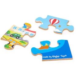 Transport Town Floor Puzzle