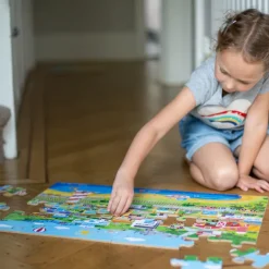 Transport Town Floor Puzzle - DAMAGED BOX