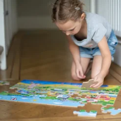 Transport Town Floor Puzzle