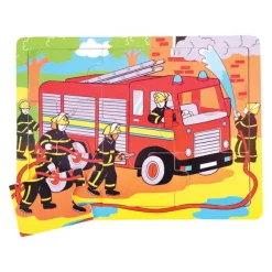 Tray Puzzle Fire Engine
