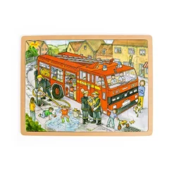 Tray Puzzle Fire Engine