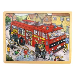 Tray Puzzle Fire Engine