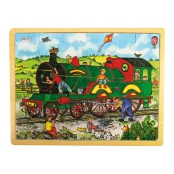 Tray Puzzle Train