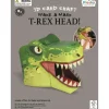 T-Rex Head 3D Mask Card Craft Kit