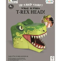 T-Rex Head 3D Mask Card Craft Kit