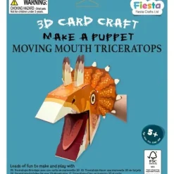 Triceratops Puppet Craft Kit