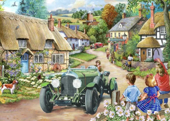 Vintage Run - BIG 500 Piece Jigsaw Puzzle