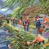 Wind at the Willows - 1000 Piece Jigsaw Puzzle