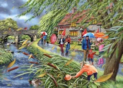 Wind at the Willows - 1000 Piece Jigsaw Puzzle