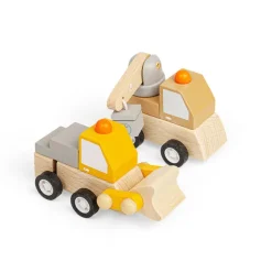 Wind Up Trucks - Crane, Digger