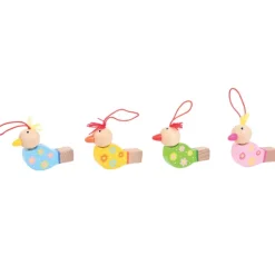 Wooden Bird Whistles (Pack of 4)