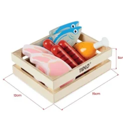 Wooden Meat and Fish