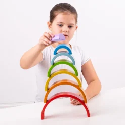 Wooden Stacking Rainbow - Small